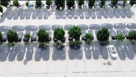 vehicle inventory aerial view